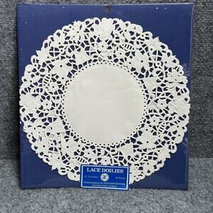 Vintage Doilies William Sonoma (10”) Round Paper Lace White 16pc Pack NEW! NOS!